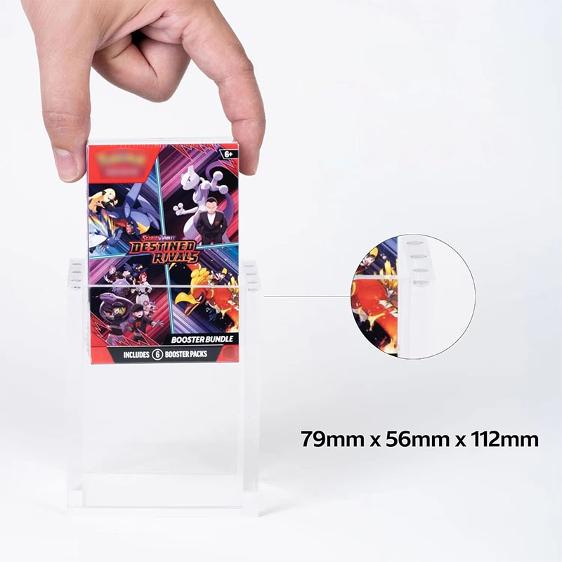 Magnetic Acrylic Display Case Booster Bundle Collector Box