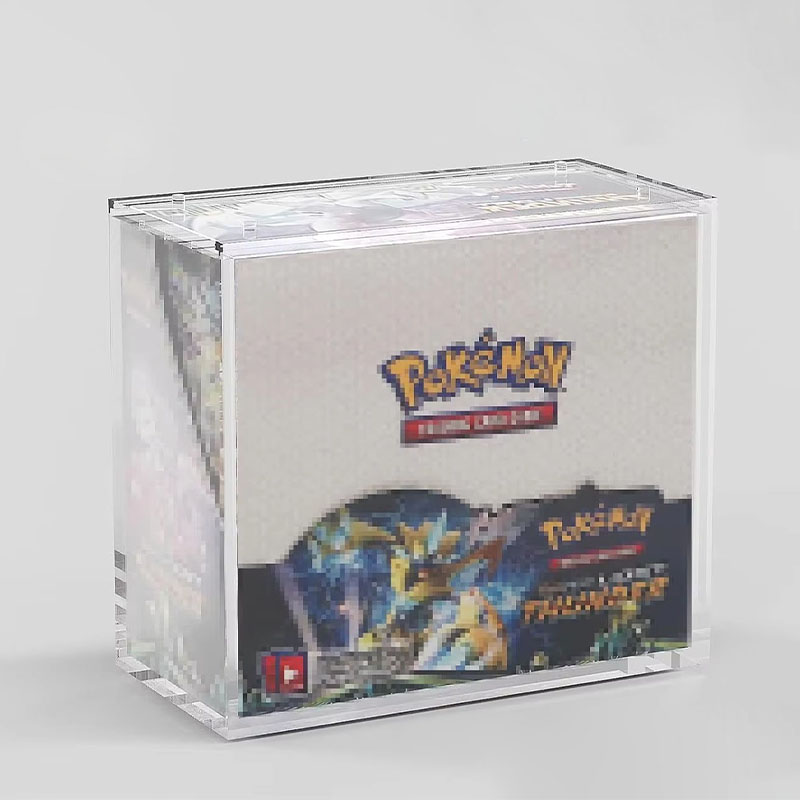 Acrylic Magnetic ETB Case Trading Card Display Protector