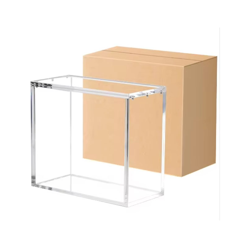 Custom Rectangle Acrylic Display Box Home Storage Organizer