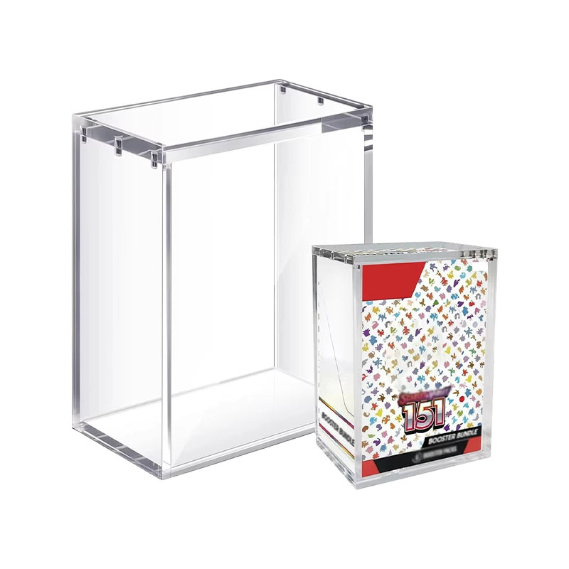 Custom Magnetic Acrylic Display Case Dustproof Stackable Protector
