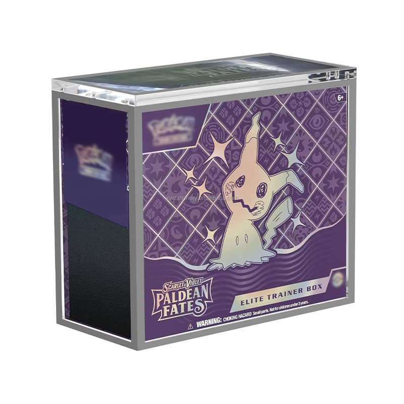 Detachable Acrylic Display Box Stackable Custom Layout Case