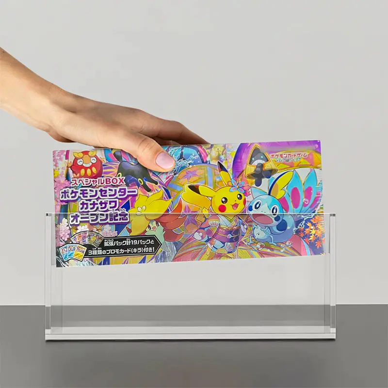 Stackable Acrylic Multi Grid Storage Box Desktop Organizer