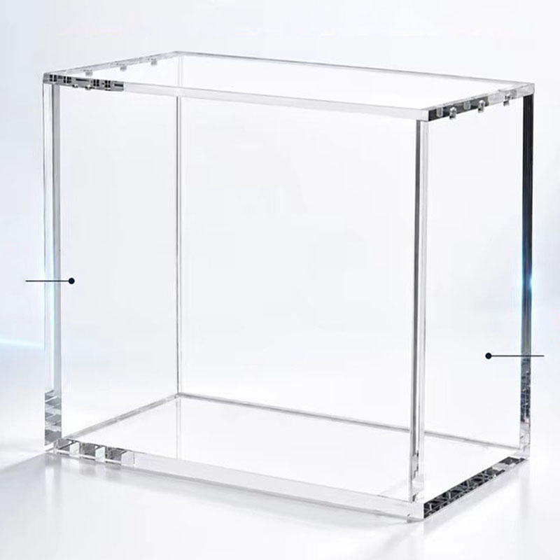 Transparent Acrylic Display Case Magnetic Anti UV Cover
