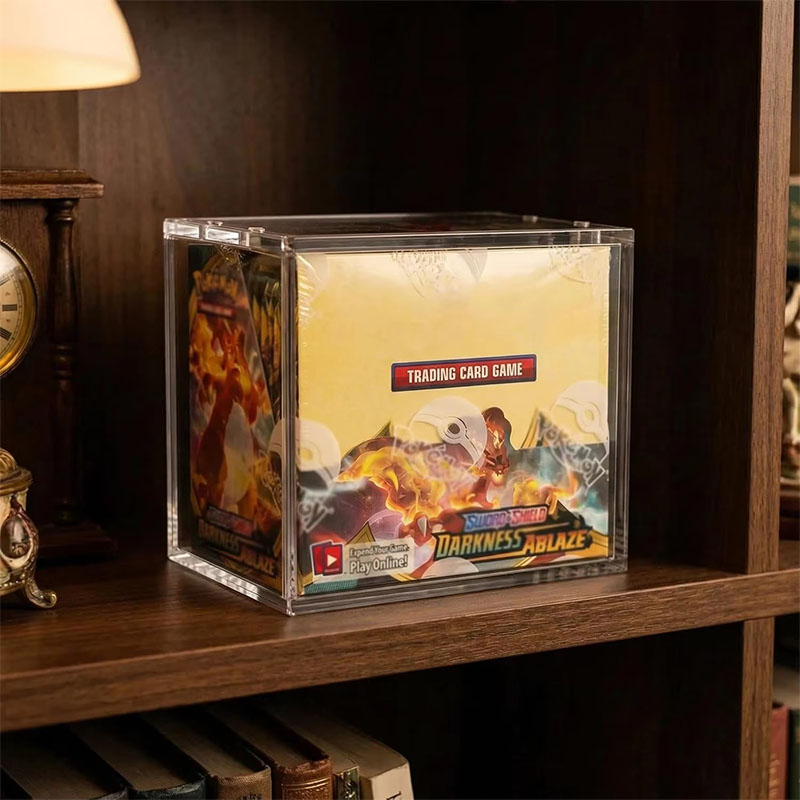 High Transparency Acrylic ETB Display Case Magnetic Lid