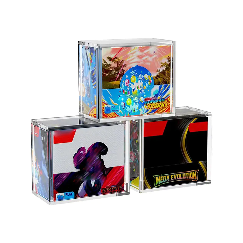 Rectangle Acrylic Storage Box Collectible Dustproof Organizer
