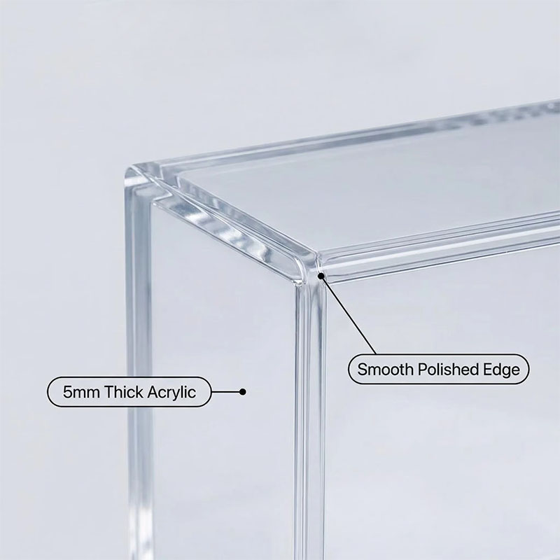 Custom Acrylic Display Box Collection Storage Case