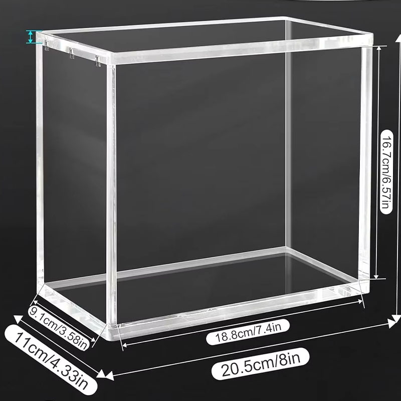 Custom Acrylic ETB Display Box Collection Organizer Case
