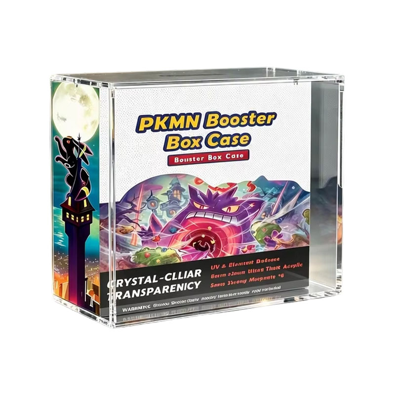 Custom Acrylic Cube Storage Box Ornament Display Case