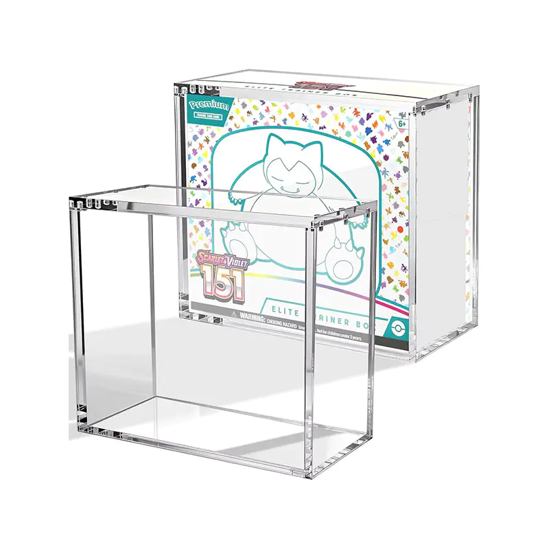 Premium Magnetic Acrylic Display Case UV Resistant Protector