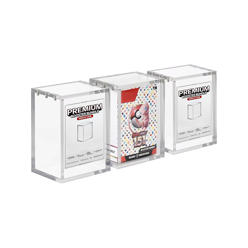 Magnetic Acrylic Display Case Booster Bundle Collector Box