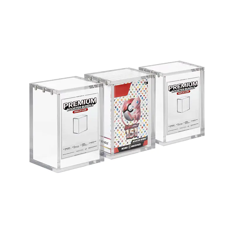 Magnetic Acrylic Display Case Booster Bundle Collector Box