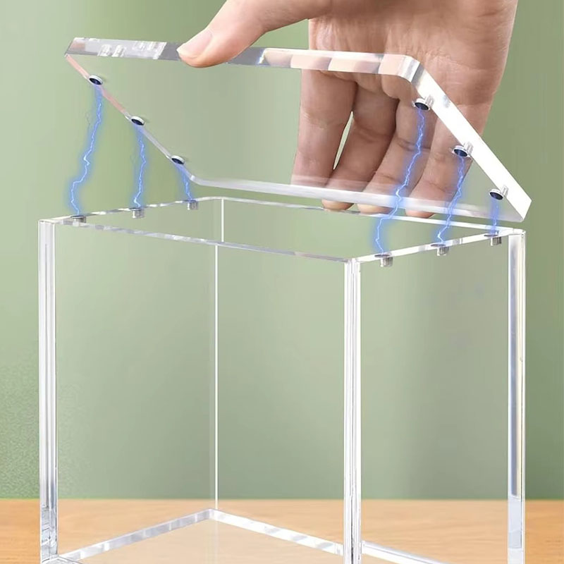 Lightweight Acrylic ETB Card Display Case UV Protection