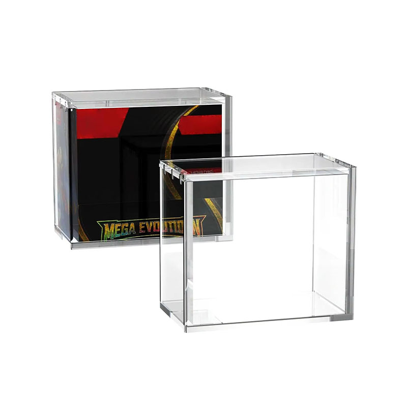 Ultra Thick Acrylic Display Case Sliding Magnetic Lid