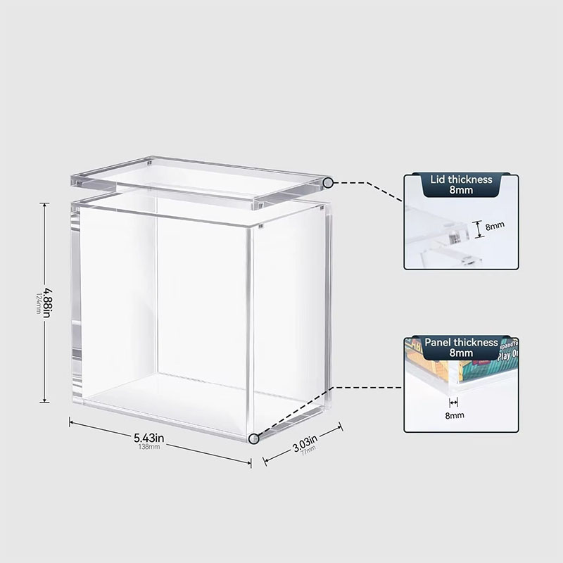 Custom Acrylic Display Case Magnetic Lid Gift Box