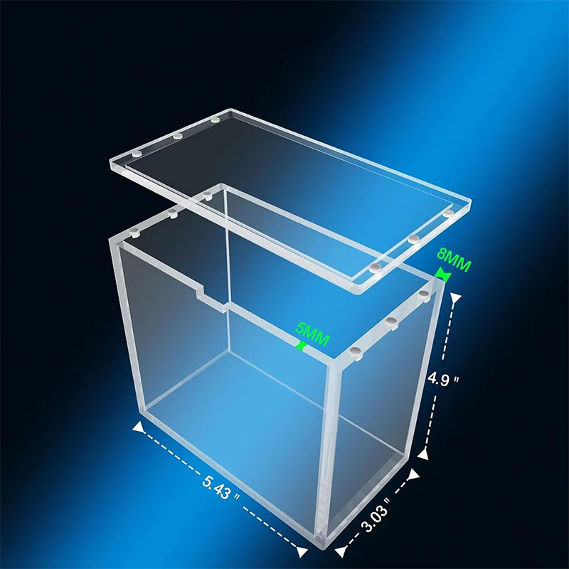 Custom Acrylic Museum Display Case Artwork Protection Box