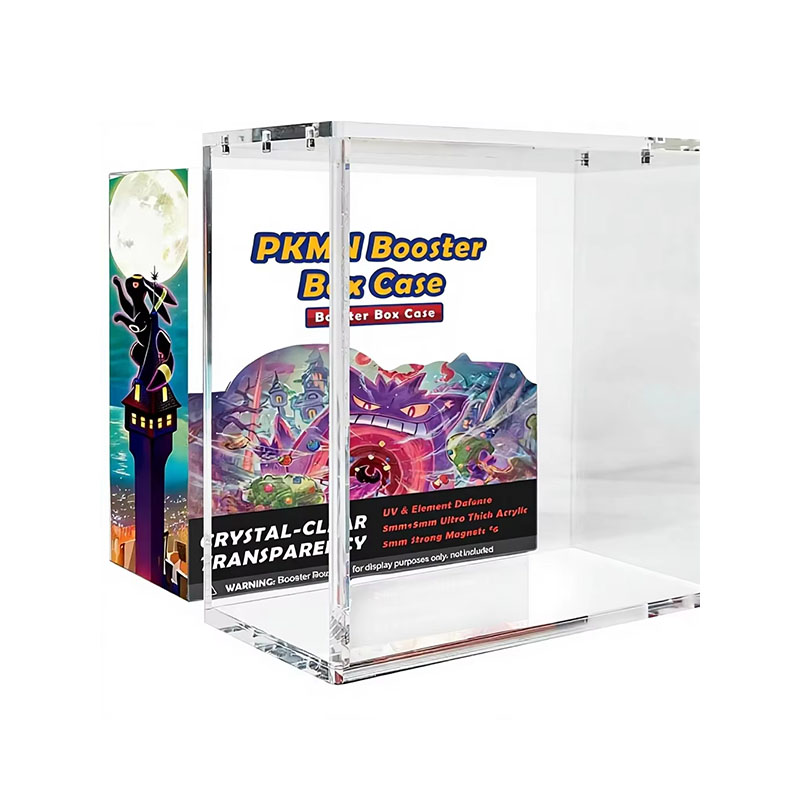Custom Acrylic Cube Storage Box Ornament Display Case