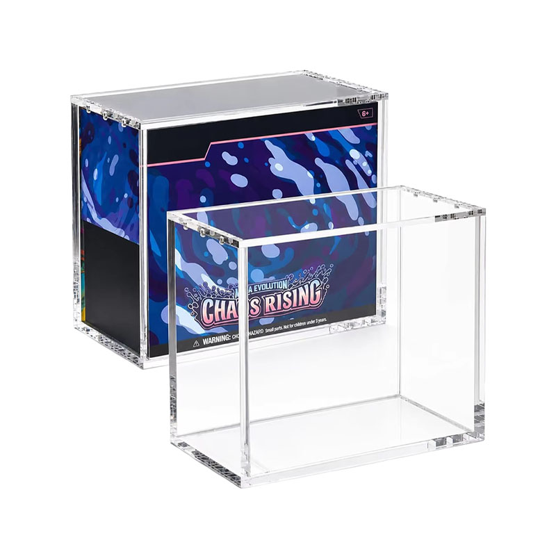 Transparent Acrylic Display Case Magnetic Anti UV Cover