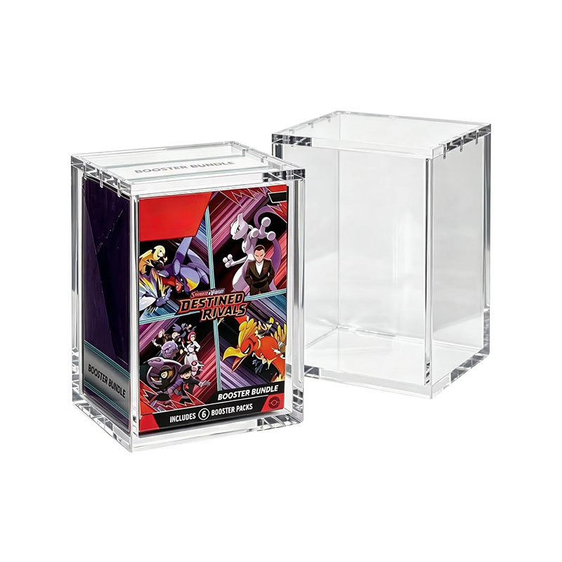 Custom Logo Magnetic Acrylic Display Case UV Resistant
