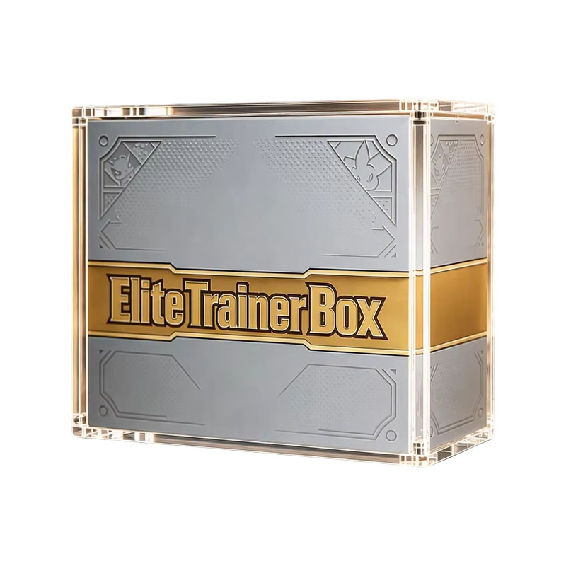 Custom Acrylic ETB Display Box Assembly Storage Case