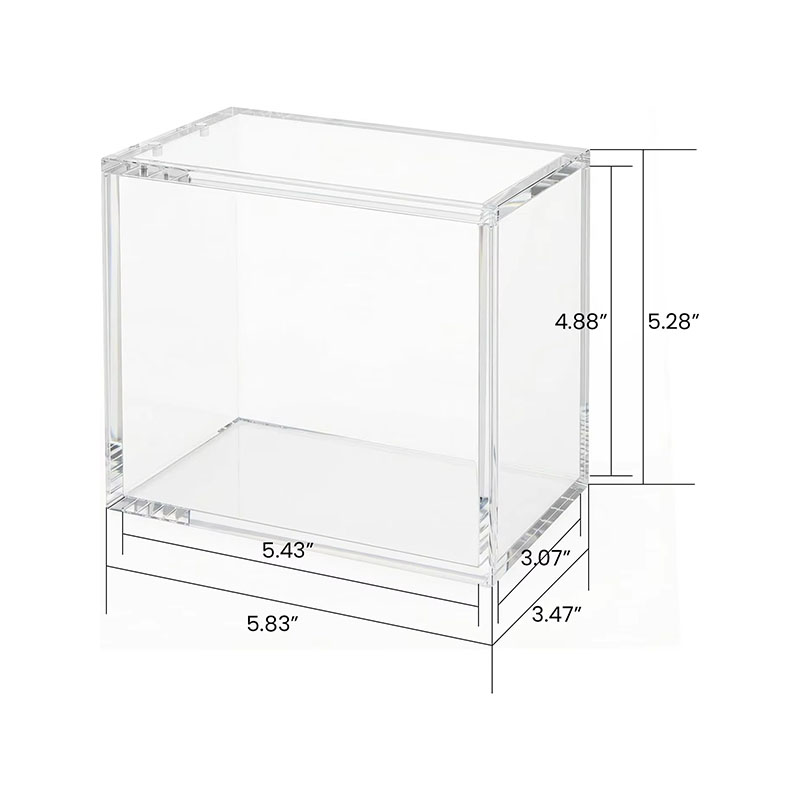 High Transparency Acrylic ETB Display Case Magnetic Lid