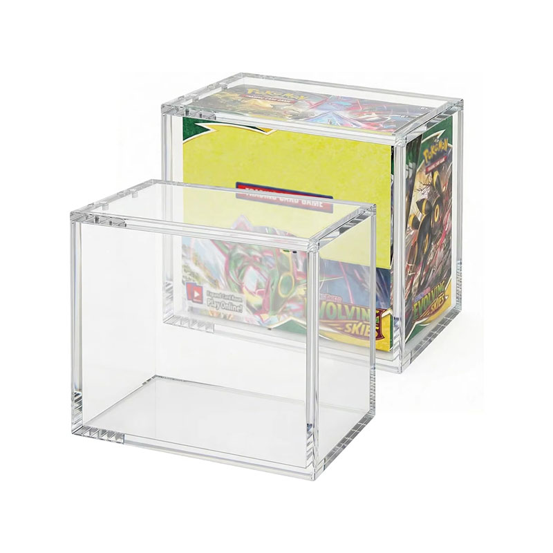 High Transparency Acrylic ETB Display Case Magnetic Lid