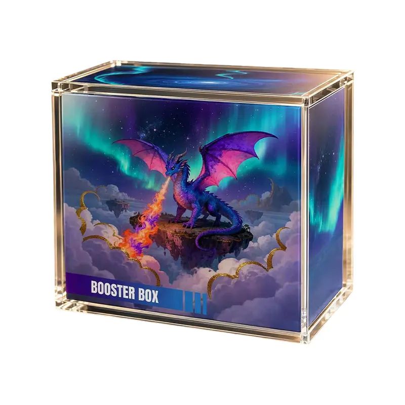 ODM Acrylic Figure Display Case Removable Dustproof Lid