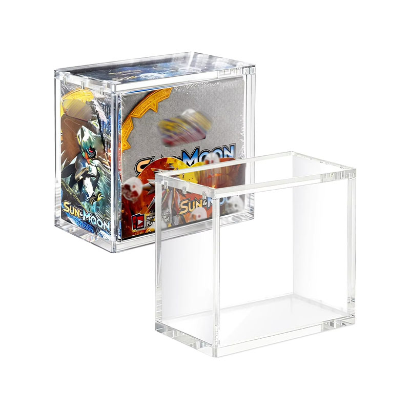 Lightweight Acrylic ETB Card Display Case UV Protection