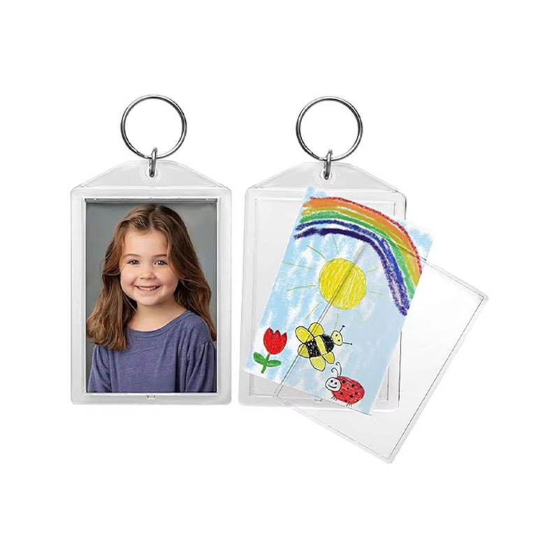 Wear Resistant Acrylic Photo Frame Keychain Promotional Craft