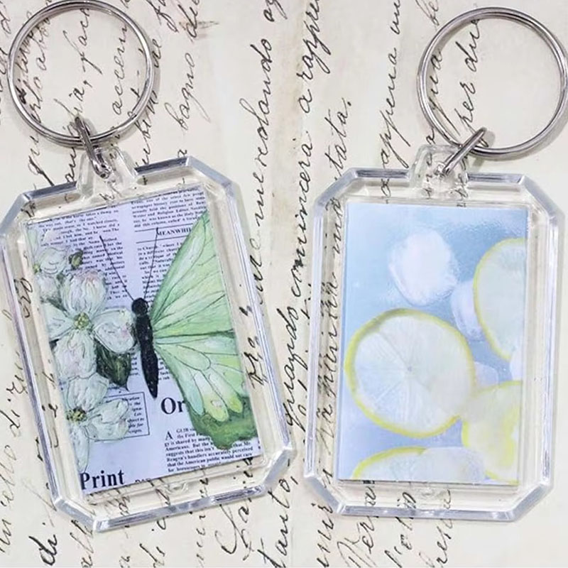 Lightweight Acrylic Photo Frame Keychain Promotional Custom Item