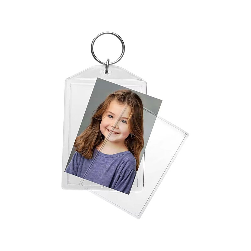 Wear Resistant Acrylic Photo Frame Keychain Promotional Craft