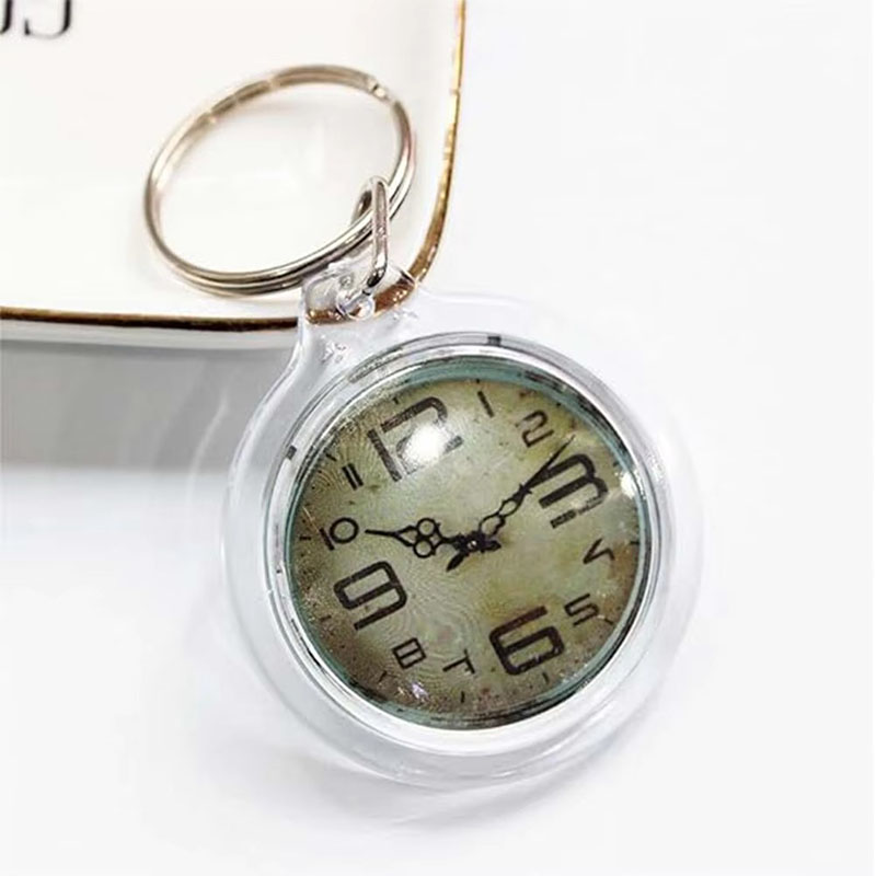 Double Side Blank Acrylic Photo Frame Keychain Shell