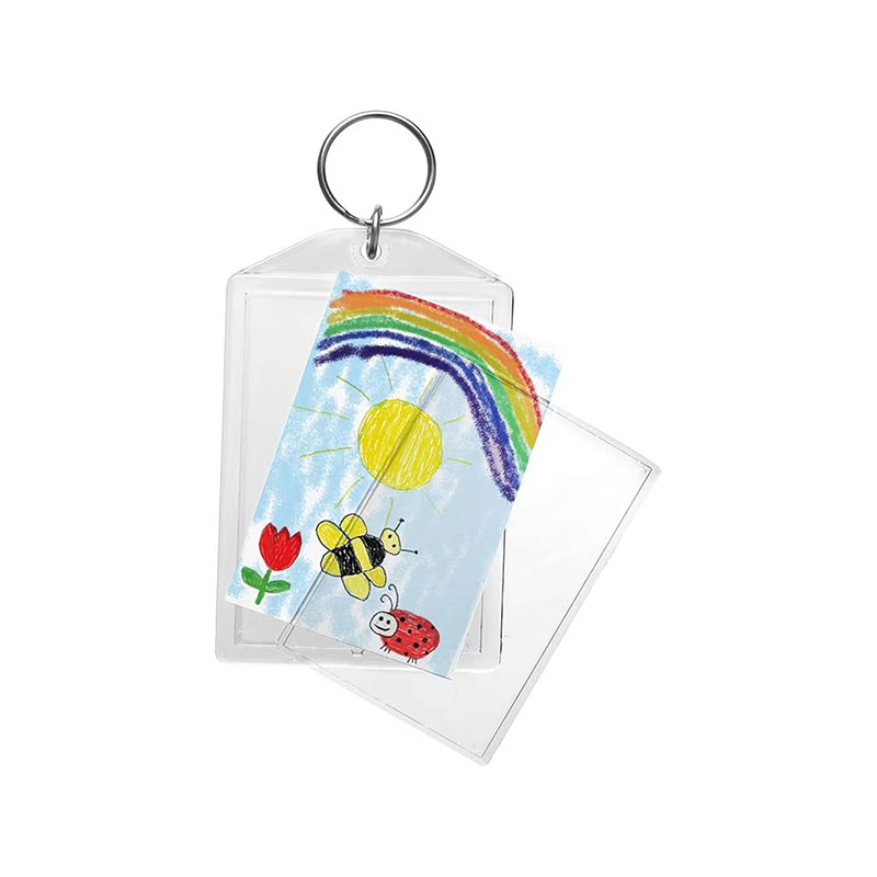 Wear Resistant Acrylic Photo Frame Keychain Promotional Craft
