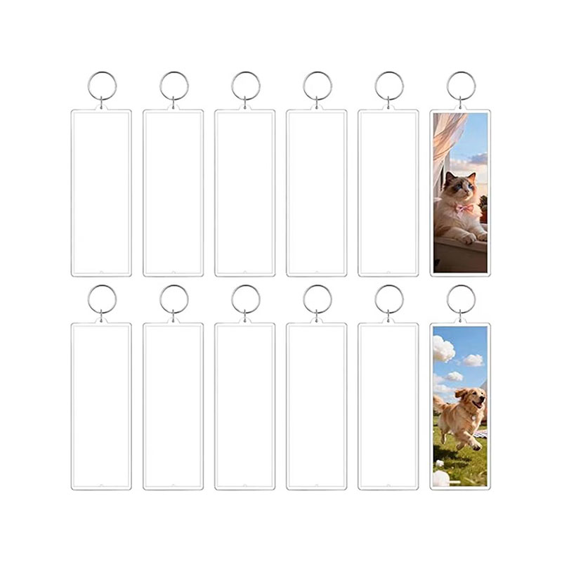 Multi Purpose Acrylic Photo Frame Keychain DIY Craft Project