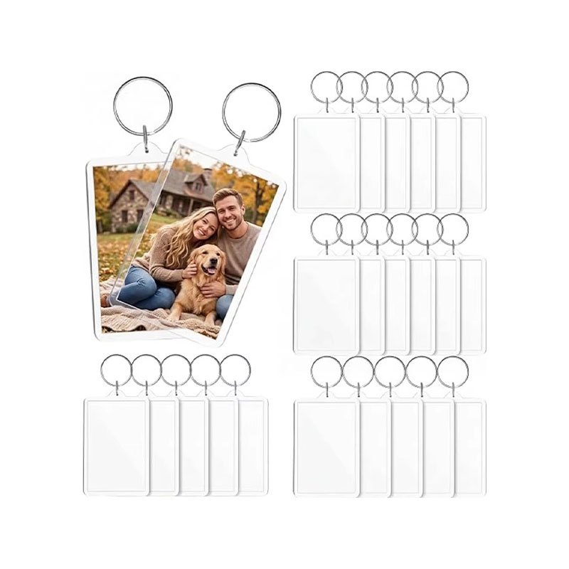 Eco Friendly Acrylic Photo Frame Keychain Bulk Custom Supply