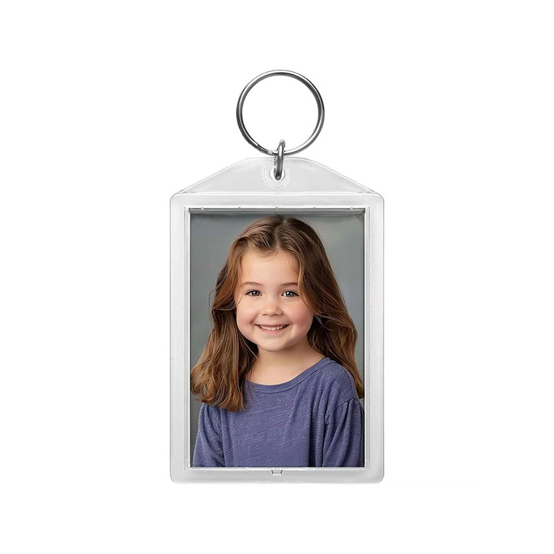 Wear Resistant Acrylic Photo Frame Keychain Promotional Craft