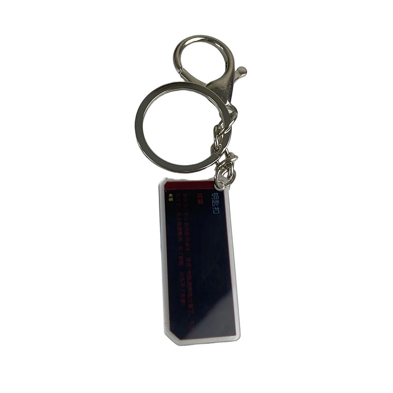 Customized Creative Digital Photo Cartoon Style Acrylic Alphabet Backpack Pendant Graduation QR Code Souvenir Logo Design