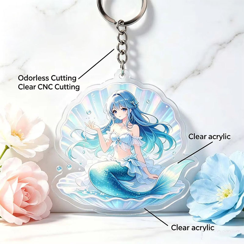 St Patrick Acrylic Keychain Clover Cartoon Pendant Custom