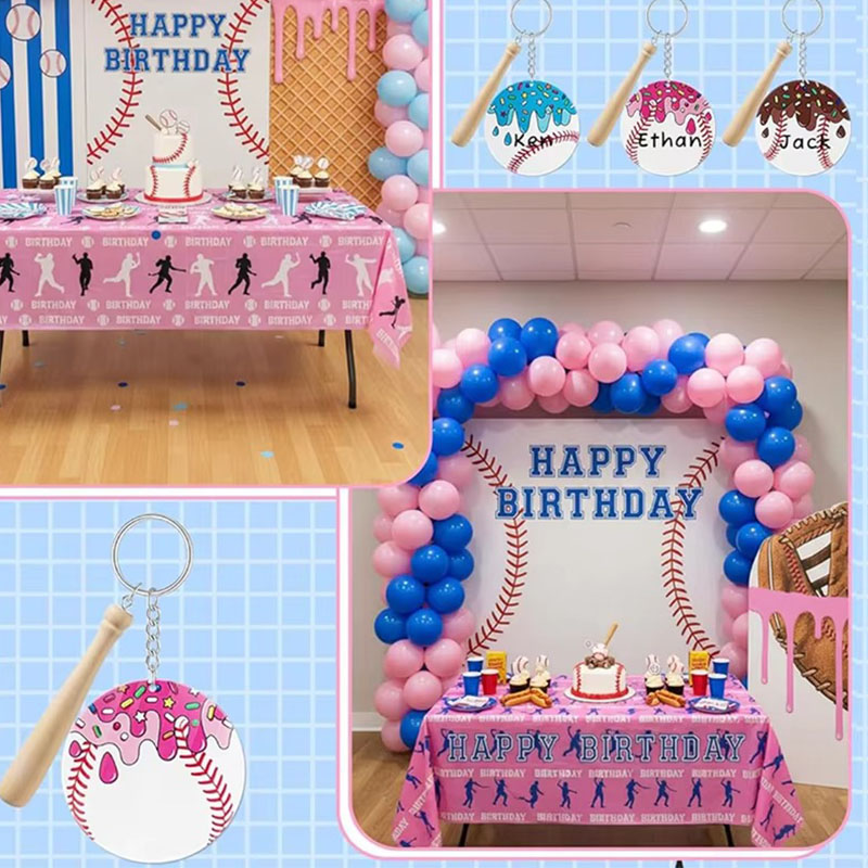 Cute DIY Cartoon Acrylic Digital Photo Keychains & Charms Team Souvenirs Sports Event Promotion Gifts for Sports Enthusiasts