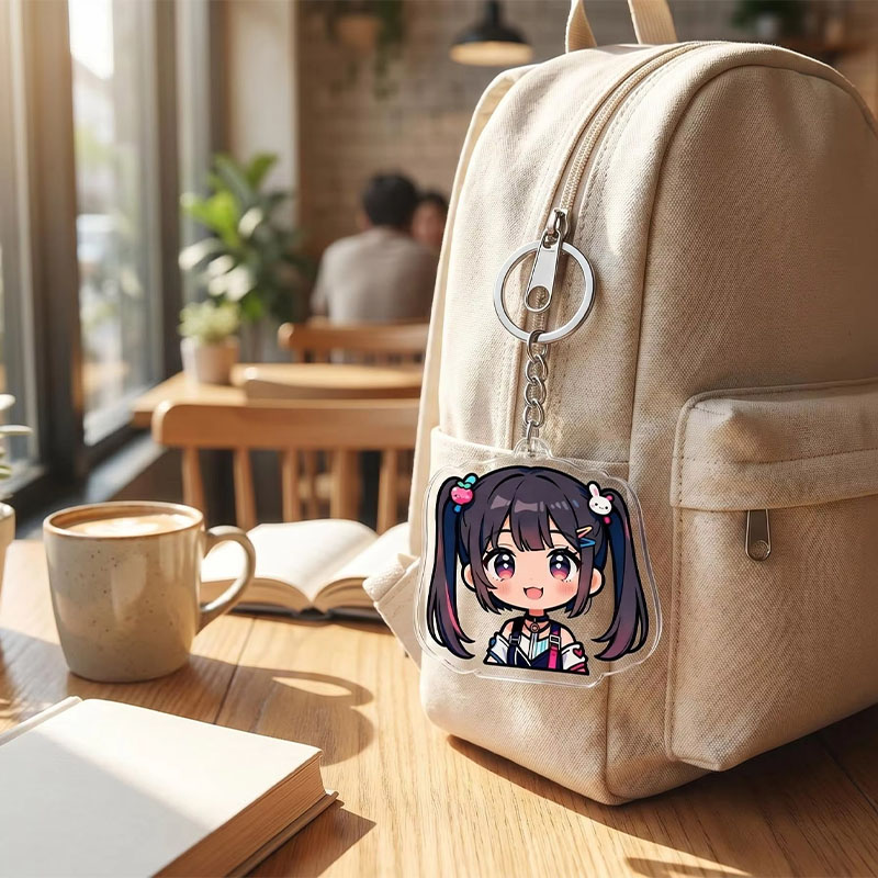 Custom Anime Acrylic Keychain Character Figure Charm