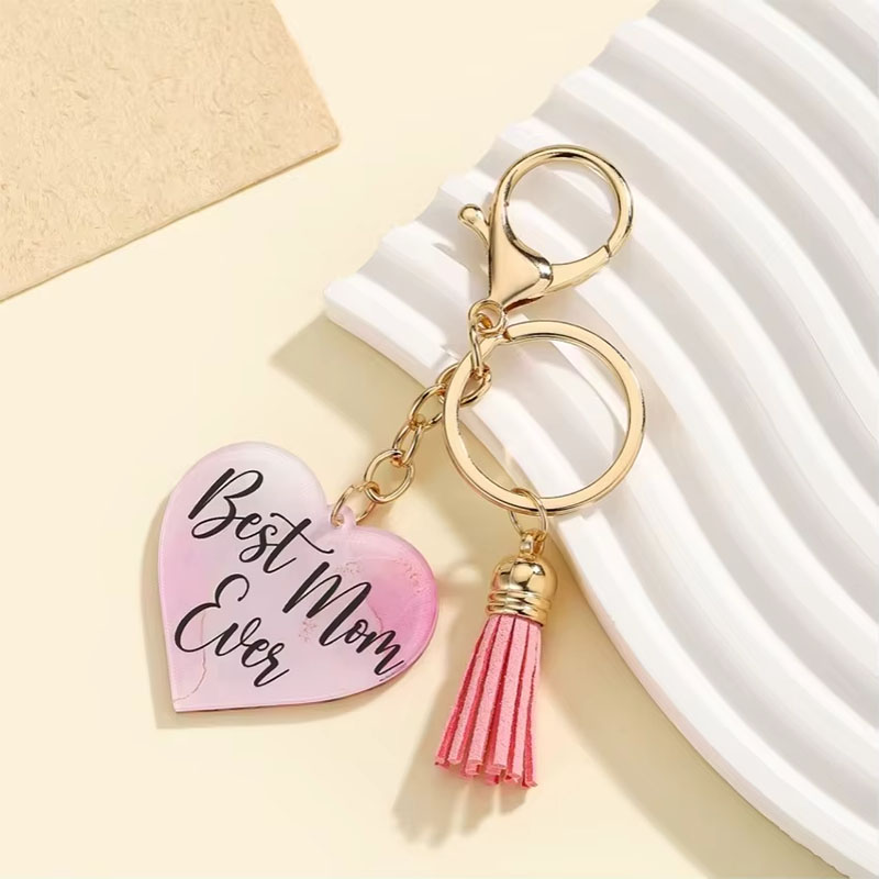 Wholesale Double Sided Acrylic Keychain Cartoon Promotional Accessory
