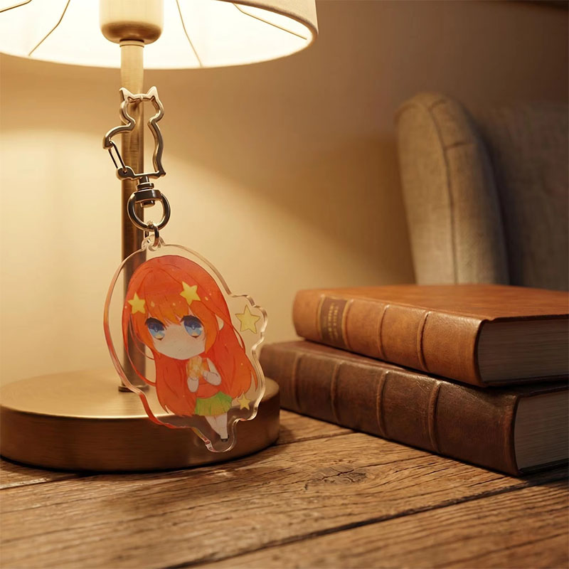 Custom Cartoon Acrylic Keychain Creative Shape Souvenir Pendant