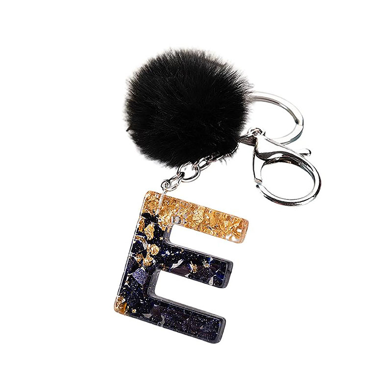 Cartoon Acrylic Photo Keychain Letter Design Promotion