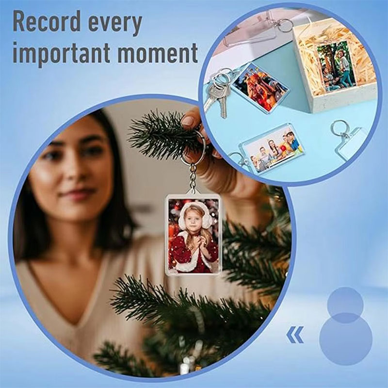 Bulk Acrylic Photo Frame Keychain Blank Craft Supply