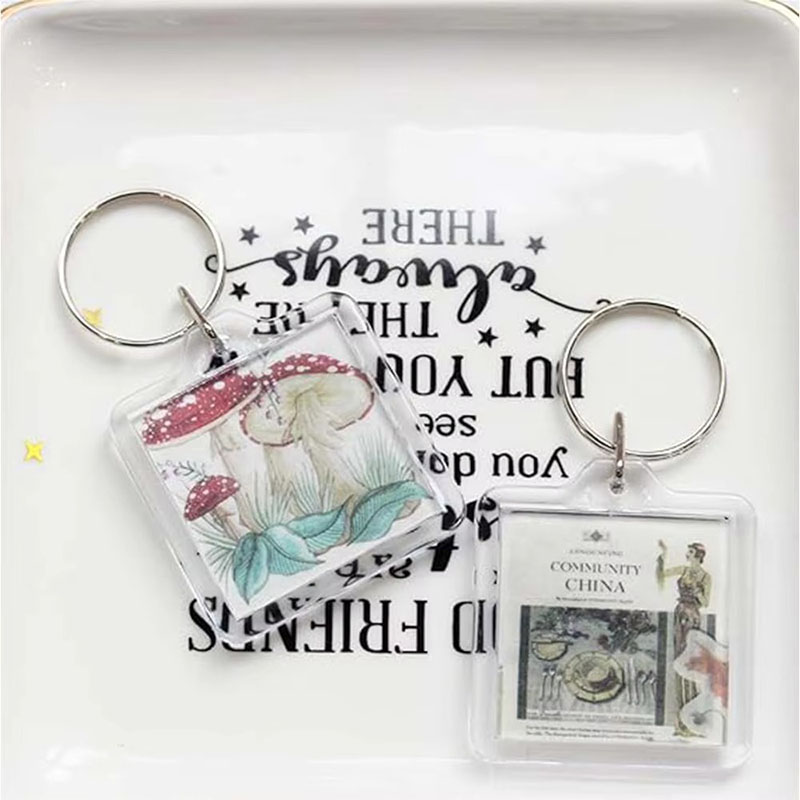 Mini Acrylic Photo Frame Keychain Graduation Promotional Item