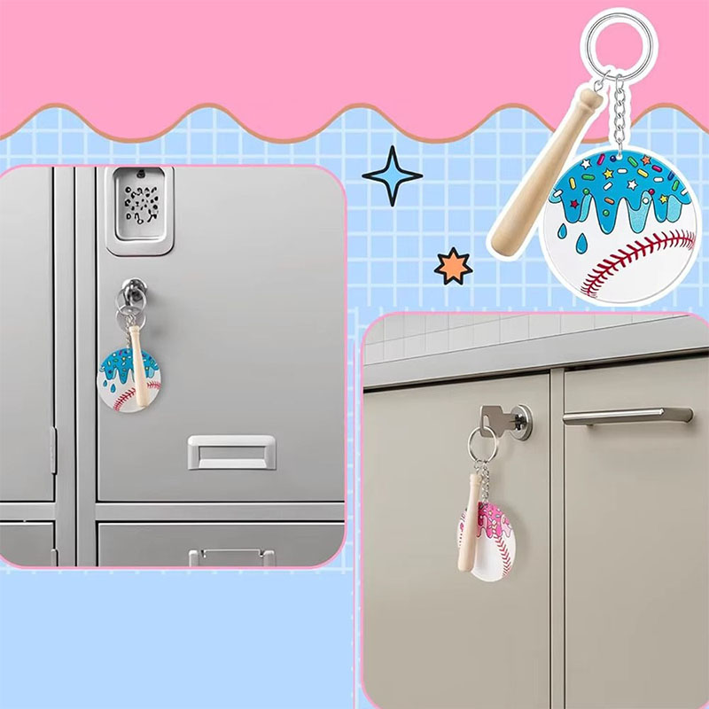 Cute DIY Cartoon Acrylic Digital Photo Keychains & Charms Team Souvenirs Sports Event Promotion Gifts for Sports Enthusiasts