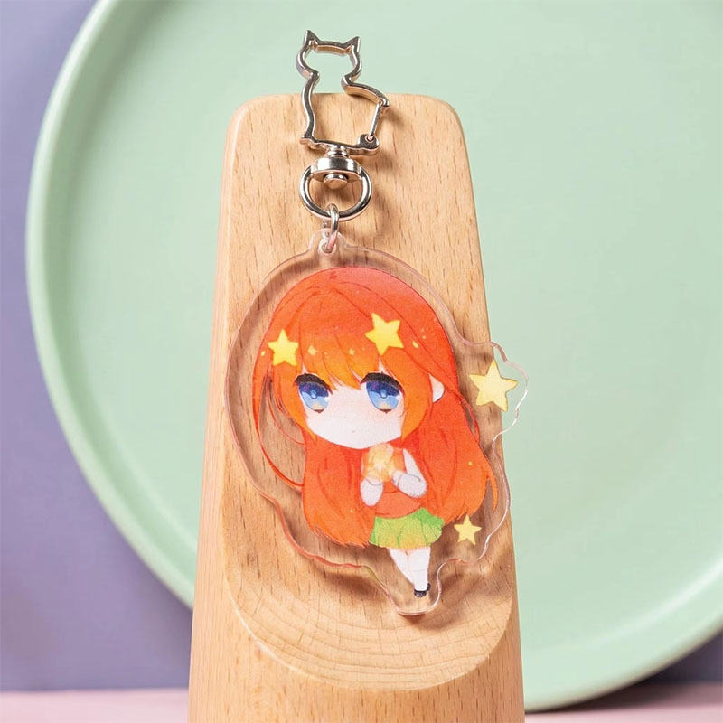 Custom Cartoon Acrylic Keychain Creative Shape Souvenir Pendant