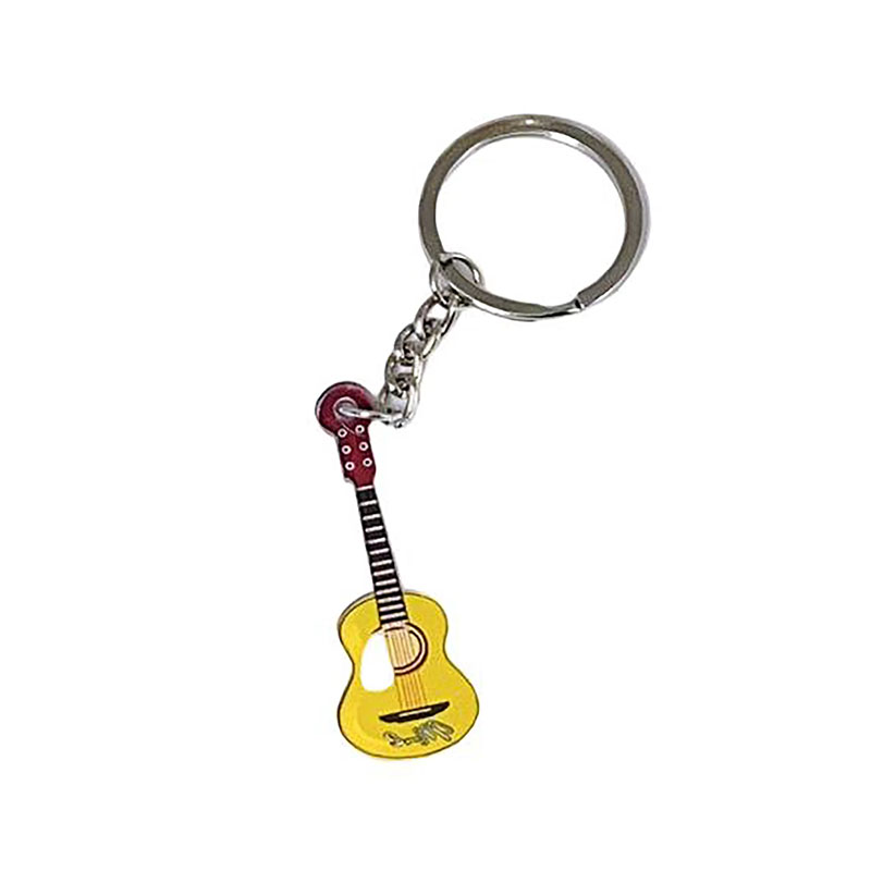 Creative Mini Acrylic Flexible Digital Photo Violin Keychain Rocking Student Promotion Gift Custom Cartoon Pattern Anime Fans