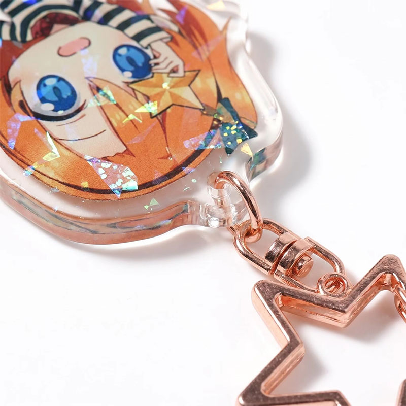 Custom Fantasy Anime Acrylic Keychain Irregular Shape Ring