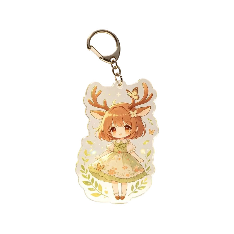 Custom Potato Acrylic Keychain Funny Novelty Pendant