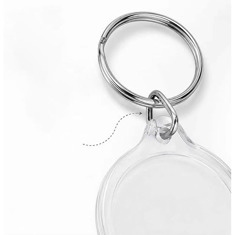 High Clarity Acrylic Photo Frame Keychain Custom Portrait